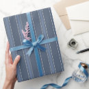 Search for dusty blue wrapping paper Stripes