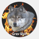 Recherche de fire flames stickers Loup