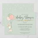 Search for floral bunny invitations Vintage