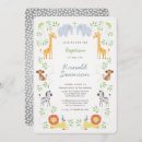 Search for noahs ark christening invitations Animals