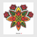 Search for flower drawing stickers Red