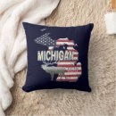 Recherche de michigan coussins Drapeau