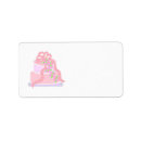 Search for wedding cake return address labels Pink