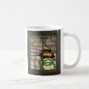 Search for green creature mugs Halloween