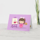 Recherche de peintre anniversaire cartes Mignon