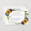 Search for sunflower wedding rsvp cards Response