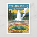 Recherche de parc de yellowstone cartes postales Geysers