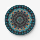 Search for mandala plates Blue