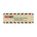 Search for airplane return address labels Air mail