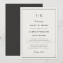Search for black and cream wedding invitations Calligraphy script