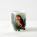 Search for vintage owls mugs Illustration