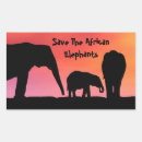 Search for save elephants stickers Animals