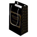 Search for art deco gift bags Black and gold