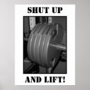 Search for shut up posters Fitness
