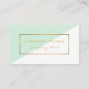 Search for geometric business cards Gold foil