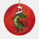 Search for dinosaur santa ornaments Fun
