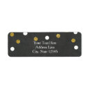 Search for gold graduation return address labels Birthday