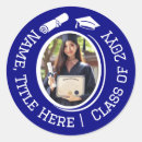 Search for diploma and cap stickers Blue