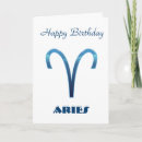 Search for zodiac aries birthday cards Blue