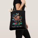 Search for awareness tote bags Autistic