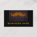 Recherche de moustache drôle cartes visite Élégant