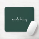 Recherche de vert et blanc tapis souris Simple