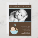 Search for adoption birth announcement cards Blue