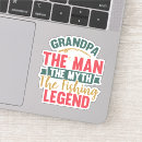 Search for man fishing stickers Grandpa