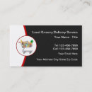 Search for grocery business cards Service