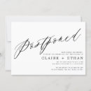 Search for postponement wedding invitations Simple