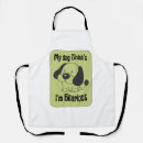 Search for dog sayings aprons Paw