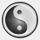 Recherche de symboles chinois autocollants Blanc