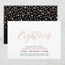 Recherche de 18 ans anniversaire invitations Minimaliste