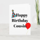 Search for cousin birthday cards Cousin for him