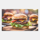 Recherche de cheeseburger autocollants Barbecue