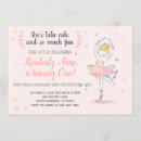 Recherche de considérant de ballet invitations Aquarelle