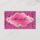 Search for cheetah business cards Cosmetologist