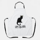 Search for plus aprons Black cat