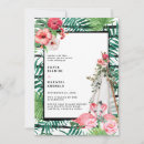 Search for tropical flamingo wedding invitations Floral