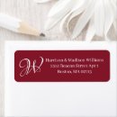 Search for red wine return address labels Minimalist