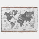 Search for world map blankets Adventure