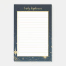 Search for dark blue post it notes Gold