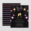 Search for toast birthday invitations Gold