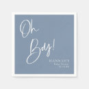 Recherche de denim napkins De baby shower