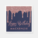 Search for navy and gold napkins Girly