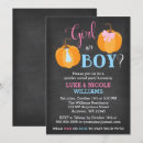 Search for chalkboard gender reveal invitations Modern