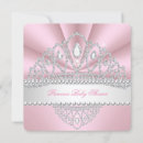 Search for diamonds and pearl baby shower invitations Princess