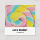 Recherche de lollipops cartes visite Confiserie