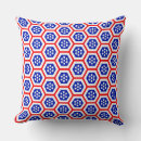 Search for blue hexagon pillows Red