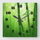 Recherche de bambou horloges Tiges de bambou